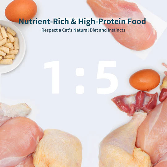 Rosy Fresh Freeze-Dried Raw Complete Nutrition For Cats Chicken Receipt 300g