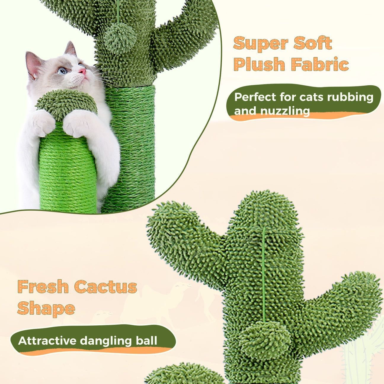 Cactus Cat Scratching Post