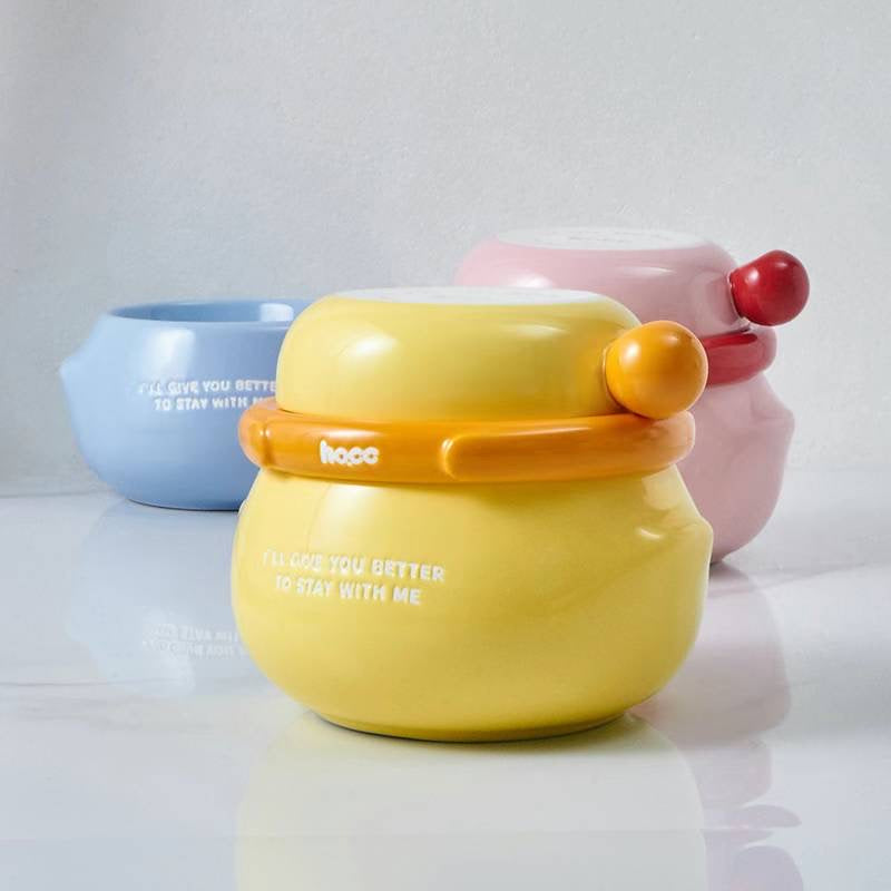 Honey Pot Cat Bowl Set – 3-in-1 Multi-Functional