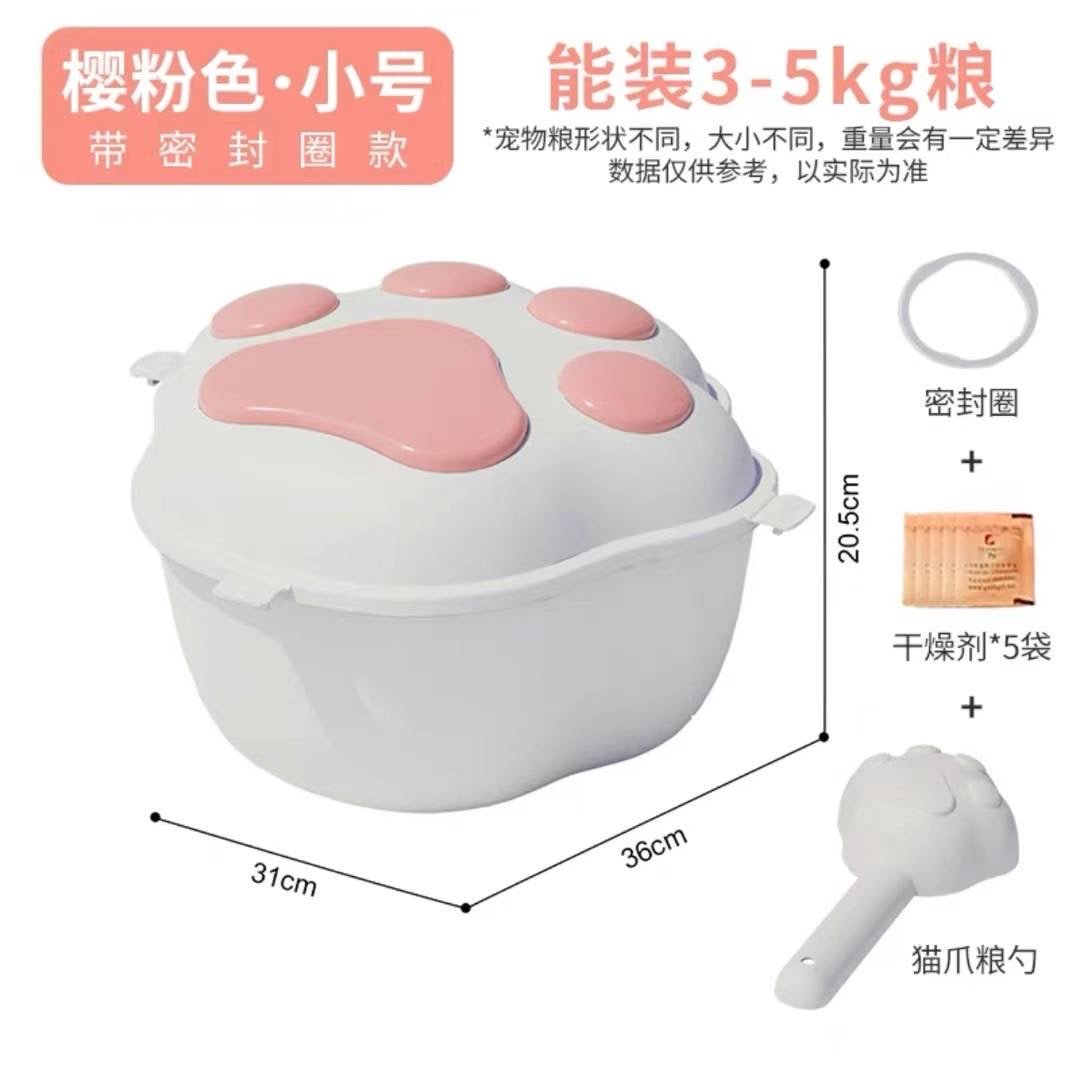 Paw-Shaped Food Storage Container