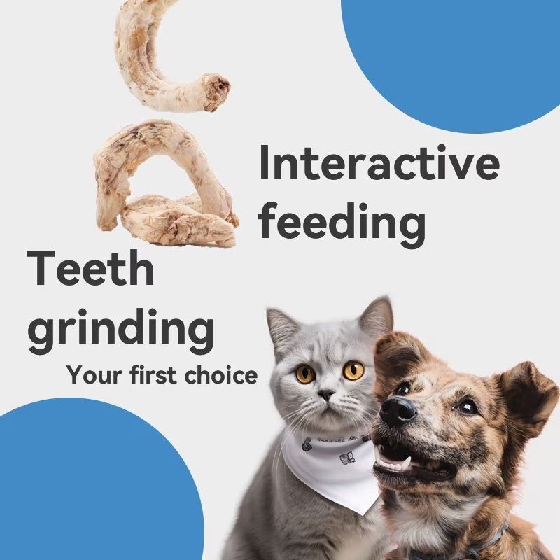 Ranova Chicken Neck Freeze-Dried Dog & Cat Treats, 48g bag