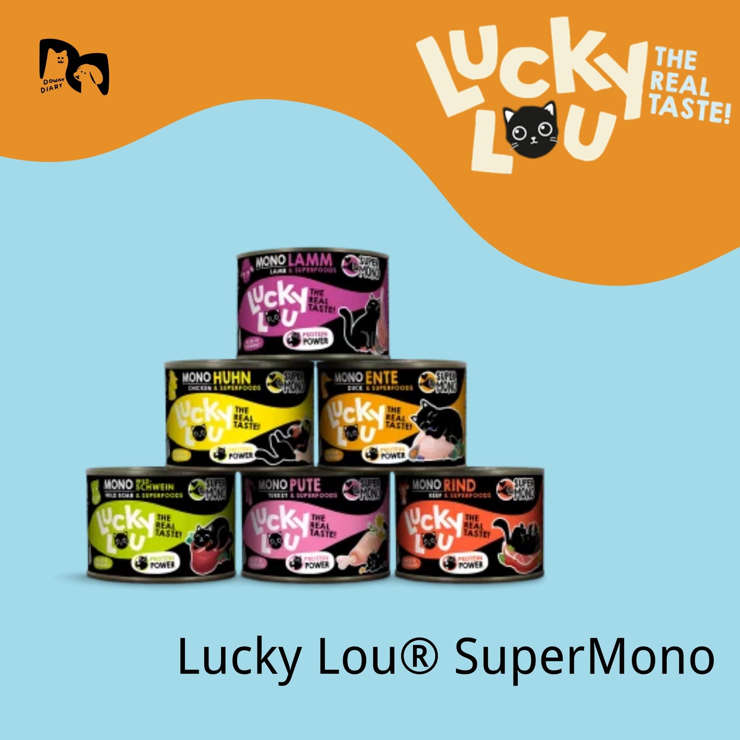 Lucky Lou® SuperMono Cat wet food