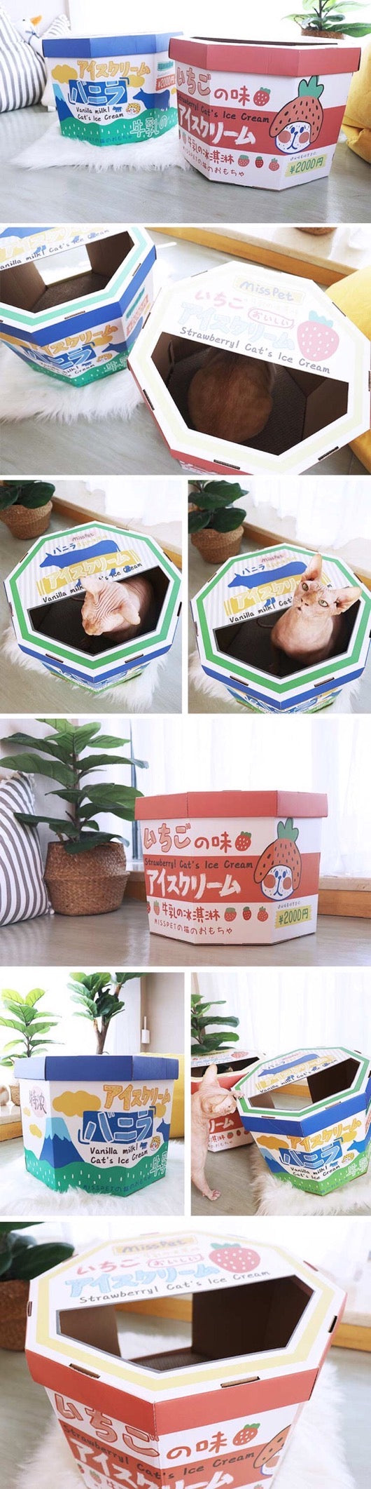 Ice Cream Scratcher Box