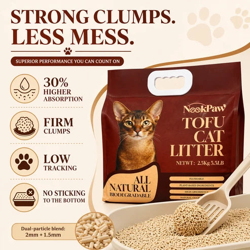 NookPaw ALL NATURAL TOFU  Cat Litter