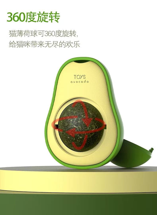 Avocado Style Catnip Ball