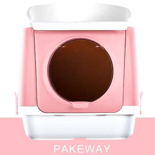 PAKEWAY Two Doors Litter Box