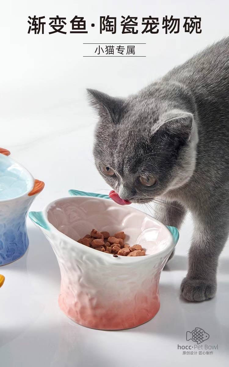 Macaron Gradient Fish Bowl