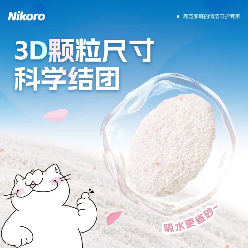 Nikoro Cat Litter: Tapioca Cat Litter With Camellia