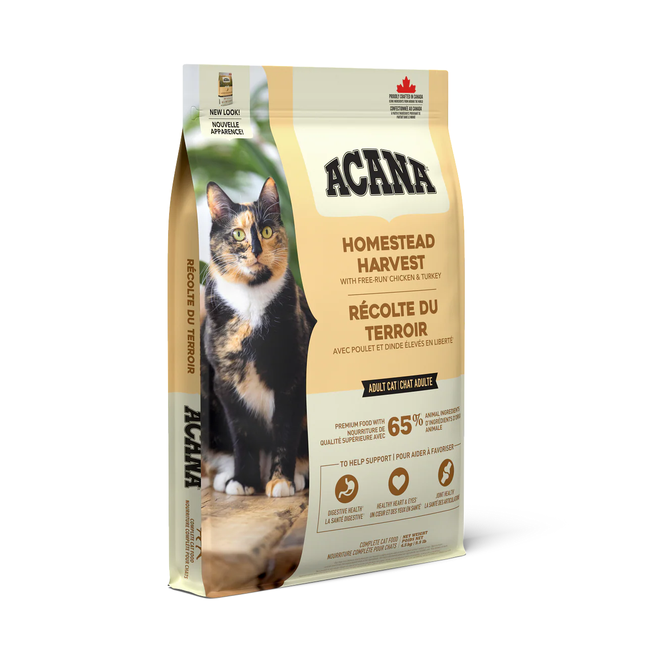 Récolte de la ferme Acana