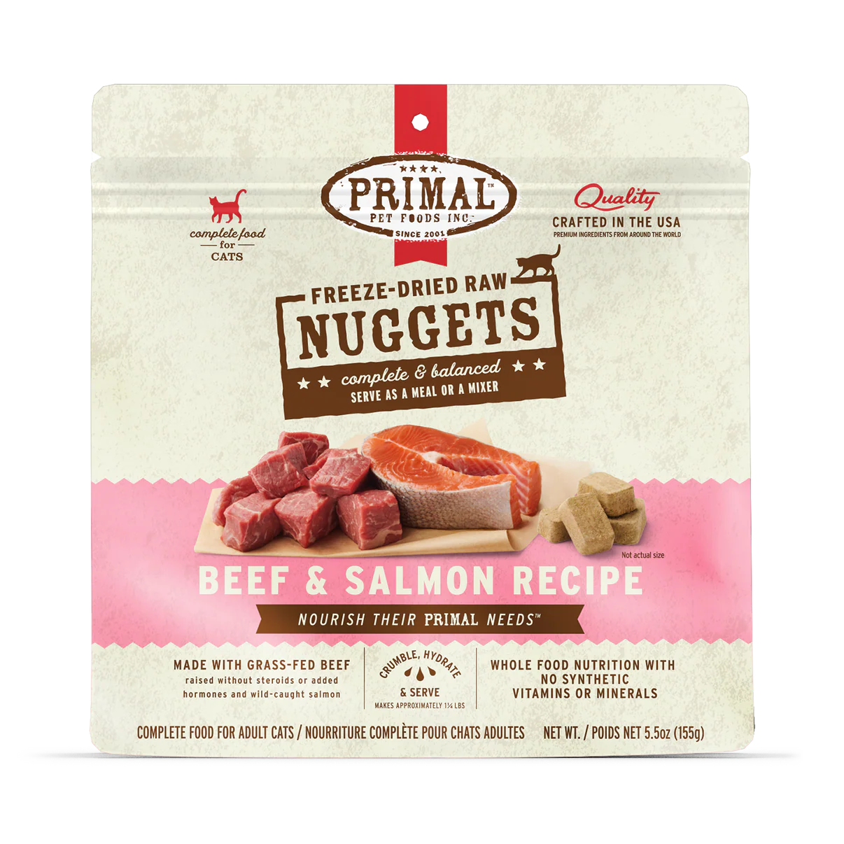 Primal Pet Foods Freeze-Dried Foods For Cats(5.5OZ)