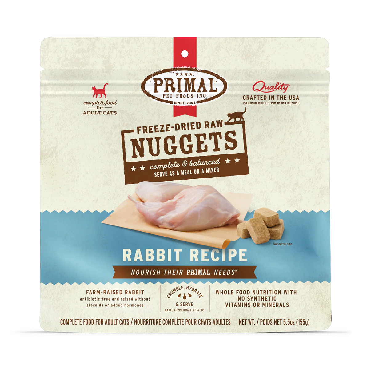 Primal Pet Foods Freeze-Dried Foods For Cats(5.5OZ)