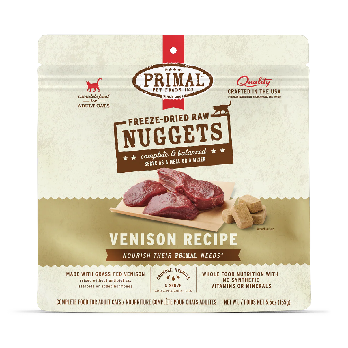 Primal Pet Foods Freeze-Dried Foods For Cats(5.5OZ)