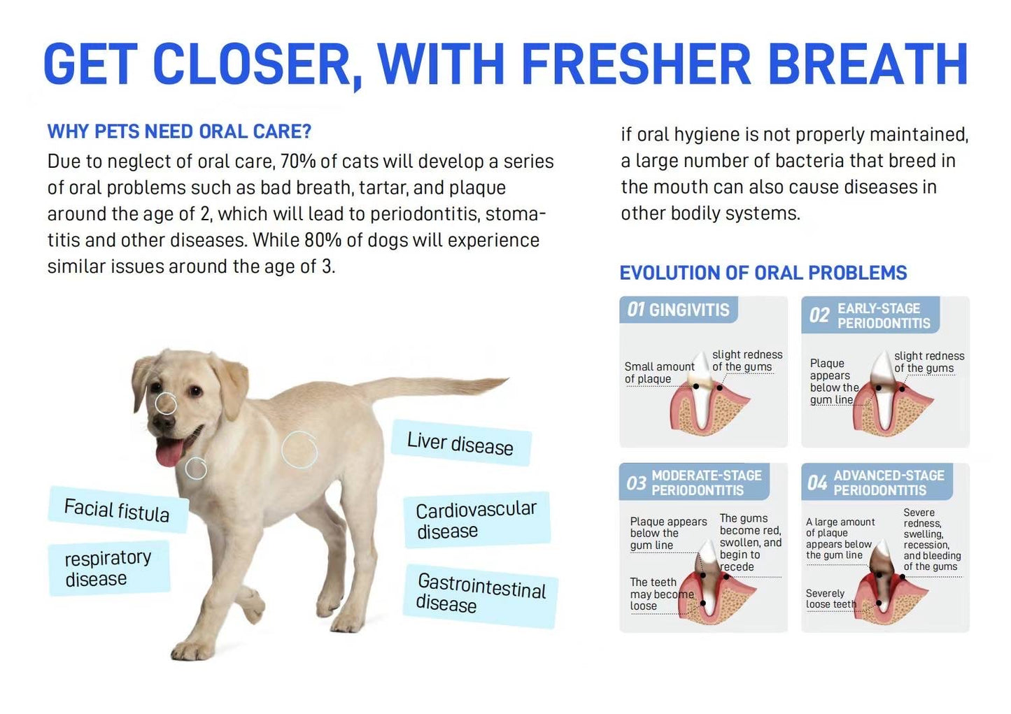 Cacture Pet Dental Cleaning Water（Cat&Dog）