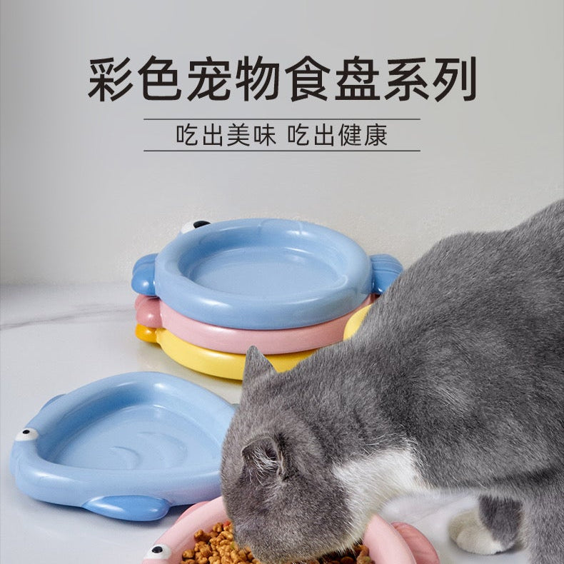 Fish-Shaped Cat Bowl