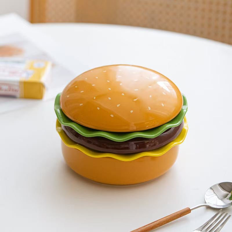 Hamburger Cat Bowl Set