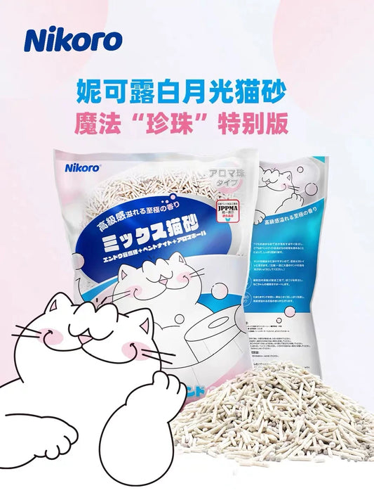 Nikoro Cat Litter: Tofu Mixed Cat Litter With Pearl