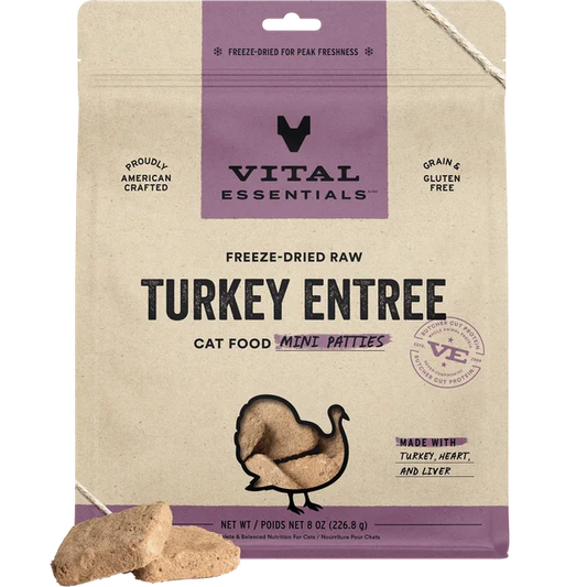 Vital Essentials Freeze-Dried Raw Protein Mini Patties