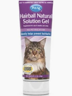 PetAg Hairball Natural Solution Chicken Flavored Hairball Control Supplement for Cats, 100-g tube