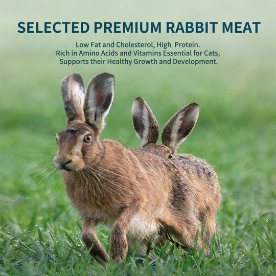 Rosy Fresh Freeze-Dried Raw Complete Nutrition For Cats Rabbit Receipt 300g